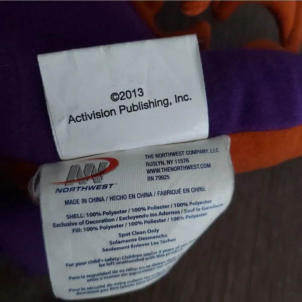 2013 Skylanders Fire Spyro The Dragon Plush Activision